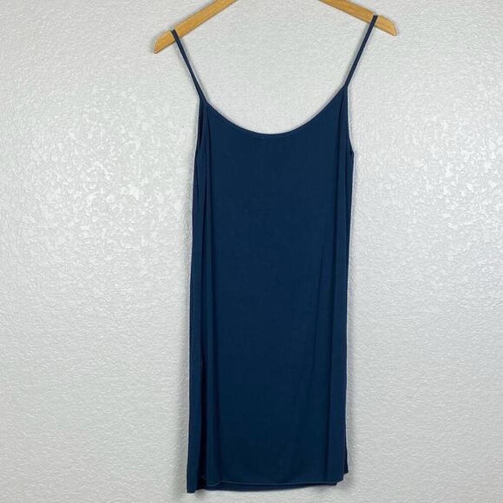 Sofia Jersey Slip Dress Womens Small‎ Spaghetti Straps Stretch Minimalist Italy - Picture 2 of 9